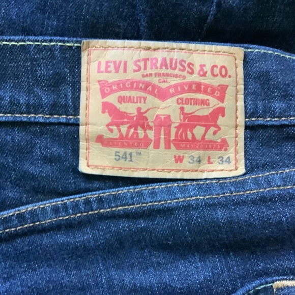 Levi Strauss & Co jeans 34/34 - Picture 4 of 4